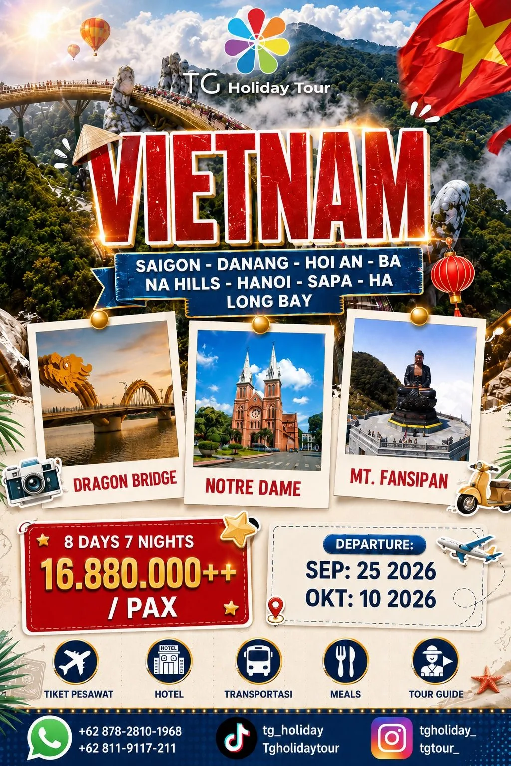 8d7n Vibration Vietnam Vacation